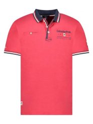 Canadian Peak Koszulka polo "Konbustybleak" w kolorze czerwonym rozmiar: L. Czerwone koszulki polo męskie Canadian Peak, l, bez wzorów, z bawełny, bez ramiączek. Za 122.96 zł.