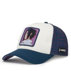 Czapka z daszkiem Capslab. Niebieskie czapki z daszkiem damskie CapsLab, bez wzorów. Za 169.99 zł.