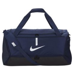Torba Academy Team Duffle Bag. Niebieskie torby sportowe damskie Nike, bez wzorów, bez dodatków. Za 196.99 zł.