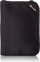 Portfel Pacsafe RFIDsafe V150. Czarne portfele damskie Pacsafe, bez wzorów. Za 345.95 zł.