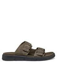 Geox Klapki U Xand 2S U46BGA 00032 C3009 Khaki. Brązowe klapki i japonki męskie Geox, z nubiku. Za 309.99 zł.