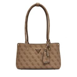 Torebka Guess. Brązowe torebki klasyczne damskie Guess, z aplikacjami, bez dodatków. Za 349.99 zł.