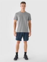 4F Spodenki treningowe regular szybkoschnące męskie - zielone 3XL. Zielone szorty sportowe męskie 4f, l, z dzianiny, na fitness i siłownię. W wyprzedaży za 39.99 zł.