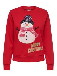 JDY Bluza "Paris" w kolorze czerwonym rozmiar: S. Czerwone bluzy bez kaptura damskie JDY, s. Za 94.45 zł.