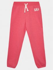 Gap Spodnie dresowe 482442-01 Różowy Regular Fit. Czerwone spodnie dziewczęce GAP, z bawełny. Za 79.99 zł.