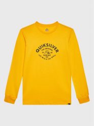 Quiksilver Bluzka Script Talk EQBZT04514 Żółty Regular Fit. Żółte t-shirty chłopięce Quiksilver, bez wzorów, z bawełny, bez ramiączek. Za 49.99 zł.