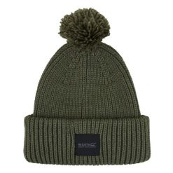 Czapka Unisex Dla Dorosłych Pompon Connora. Zielone czapki zimowe damskie Regatta. Za 51.99 zł.