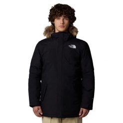 Kurtka turystyczna męska The North Face M Recycled Zaneck Jacket. Czarne kurtki męskie The North Face, l, bez wzorów, z puchu, bez kaptura. Za 1,208.00 zł.