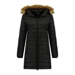 Kurtka zimowa damska Geographical Norway Clara. Czarne kurtki damskie Geographical Norway, na zimę, xl, bez wzorów, z poliamidu, bez kaptura. W wyprzedaży za 279.00 zł.