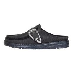 HeyDude Damskie Mokasyny Wendy Slip Buckle Denim. Czarne mokasyny damskie Hey dude, z denimu. Za 249.00 zł.