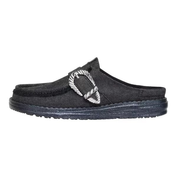 HeyDude Damskie Mokasyny Wendy Slip Buckle Denim. Czarne mokasyny damskie Hey dude, z denimu. Za 249.00 zł.