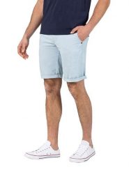 Timezone Szorty chino "Luca" w kolorze błękitnym rozmiar: W38. Niebieskie szorty męskie Timezone, bez wzorów. Za 109.78 zł.