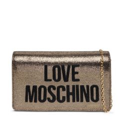 Torebka LOVE MOSCHINO. Żółte torebki klasyczne damskie Love Moschino, bez wzorów, wizytowe, bez kołnierzyka, bez ramiączek. Za 679.99 zł.