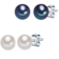 Valero Pearls Kolczyki sztyfty z perłą srebro wysokiej próby Perła hodowlana słodkowodna srebrny 1 ct Damski. Szare kolczyki damskie Valero Pearls, z perłą, srebrne, na sztyftcie. Za 199.99 zł.