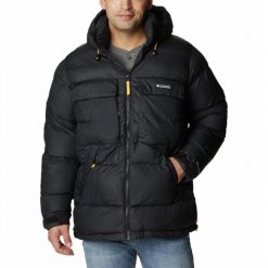Kurtka puchowa męska Columbia Ballistic Ridge Oversized Puffer. Czarne kurtki męskie Columbia, m, bez wzorów, z puchu, sportowe, bez kaptura. Za 859.99 zł.