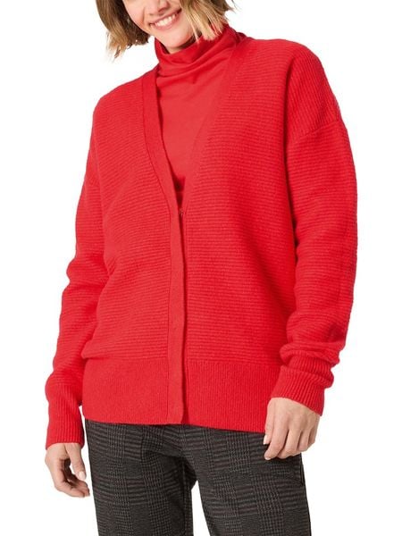 Timezone Kardigan w kolorze czerwonym rozmiar: XL. Czerwone kardigany damskie Timezone, xl, bez wzorów. Za 143.90 zł.