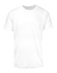 T-Shirt Bawełniany Biały Męski Bez Nadruku, Koszulka, Krótki Rękaw, Basic, U-neck. Białe t-shirty męskie Hovard, na lato, m, bez wzorów, z bawełny, bez kołnierzyka. Za 85.00 zł.