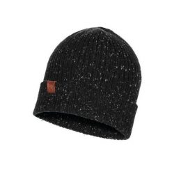 Czapka zimowa dla dorosłych Buff Knited wełna czarna. Czarne czapki męskie Buff, na zimę, bez wzorów, z materiału, biznesowe. Za 99.99 zł.