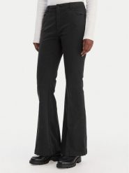 HUGO Spodnie materiałowe Hizama 50555763 Czarny Regular Fit. Czarne spodnie materiałowe damskie Hugo, bez wzorów, z bawełny. Za 449.99 zł.