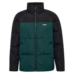 Kurtka puchowa Hummel. Czarne kurtki damskie HUMMEL, s, bez wzorów, z puchu, bez kaptura. Za 414.95 zł.