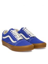 Vans Tenisówki Old Skool VN000D7ZFRX1 Niebieski. Niebieskie trampki i tenisówki męskie Vans, bez wzorów, ze skóry, bez zapięcia. Za 369.99 zł.