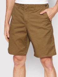 Vans Szorty materiałowe Authentic VN0A5FJX Brązowy Relaxed Fit. Brązowe szorty męskie Vans, z bawełny, bez kołnierzyka. Za 169.99 zł.