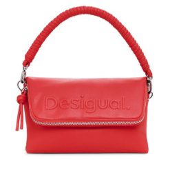 Torebka Desigual. Pomarańczowe torebki klasyczne damskie Desigual, bez wzorów, bez dodatków. Za 159.99 zł.