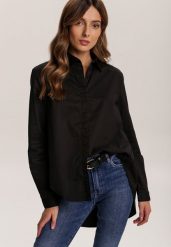 Czarna Koszula Good Vibes Only. Czarne koszule damskie Renee, m, z aplikacjami, eleganckie, bez kołnierzyka, bez ramiączek. Za 79.99 zł.