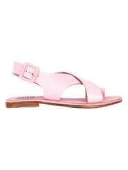 Bueno Skórzane sandały w kolorze jasnoróżowym rozmiar: 40. Różowe sandały damskie Bueno, bez wzorów, bez obcasa. Za 156.98 zł.