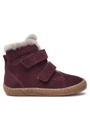 Froddo Kozaki Minni Suede G2110141-1 S Czerwony. Czerwone kozaki dziewczęce Froddo, bez wzorów, ze skóry, bez obcasa. Za 399.99 zł.