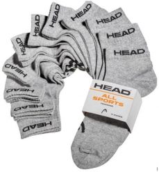 Skarpety Head Elements Sneaker 11 par Melange Grey 43-46. Szare skarpetki damskie HEAD, bez wzorów, z bawełny. Za 166.99 zł.