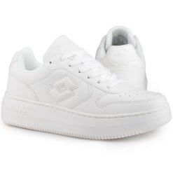 Buty damskie snekersy Lotto PALIOT PF OC. Białe obuwie do biegania damskie Lotto. Za 118.00 zł.