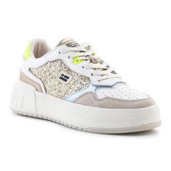 Buty D.Franklin Court Basic Glitter DFSH321096-GOLD białe. Białe buty sportowe na co dzień damskie bez wzorów. Za 449.26 zł.