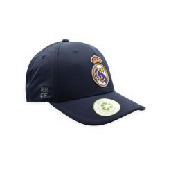 Ciemnoniebieska czapka kibica Realu Madryt 2025/26. Niebieskie czapki zimowe damskie Real Madrid. Za 104.32 zł.