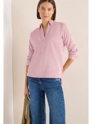 Cecil Bluzka w kolorze jasnoróżowym rozmiar: M. Różowe bluzki damskie Cecil, m, bez wzorów, bez kołnierzyka, bez ramiączek. Za 144.24 zł.