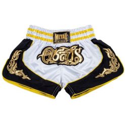 Spodenki do boksu tajskiego Metal Boxe Lumpunee. Czerwone szorty damskie METAL BOXE, bez wzorów, z materiału. Za 191.50 zł.