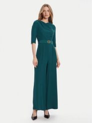 Rinascimento Kombinezon CFC0125314003 Zielony Regular Fit. Zielone kombinezony damskie RINASCIMENTO, xs, bez wzorów, z syntetyku, bez kołnierzyka, bez ramiączek. Za 599.99 zł.