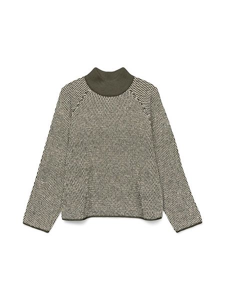 Vero Moda Sweter w kolorze khaki rozmiar: XL. Brązowe golfy damskie Vero Moda, xl, bez kołnierzyka. Za 95.92 zł.