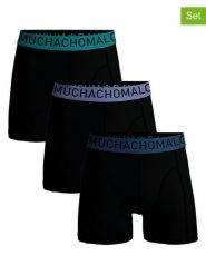 Muchachomalo Bokserki (3 pary) w kolorze czarnym rozmiar: XL. Czarne bokserki męskie Muchachomalo, bez wzorów. Za 113.90 zł.