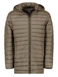 Geographical Norway Kurtka pikowana "Amigo" w kolorze brązowym rozmiar: M. Brązowe kurtki męskie Geographical Norway, m, bez wzorów, bez kaptura. Za 136.13 zł.