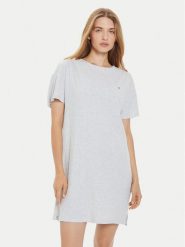 Tommy Hilfiger Sukienka codzienna UW0UW05569 Szary Relaxed Fit. Szare sukienki damskie Tommy Hilfiger, na co dzień, s, bez wzorów, z bawełny, bez kołnierzyka, bez ramiączek, proste. Za 169.99 zł.