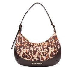 Torebka Valentino. Brązowe torebki klasyczne damskie Valentino, bez wzorów, bez dodatków. Za 529.99 zł.
