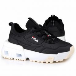 Buty dmaskie sportowe Fila UPGR8. Białe buty sportowe na co dzień damskie Fila, bez wzorów, z gumy, trekkingowe. Za 228.00 zł.
