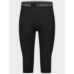Legginsy termoaktywne męskie Poederbaas 3/4 Lekkie. Czarne bielizna termoaktywna męska POEDERBAAS, l, bez wzorów, z elastanu. Za 216.99 zł.