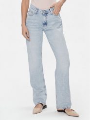 Calvin Klein Jeans Jeansy J20J223302 Niebieski Straight Fit. Niebieskie jeansy damskie Calvin Klein Jeans. Za 279.99 zł.