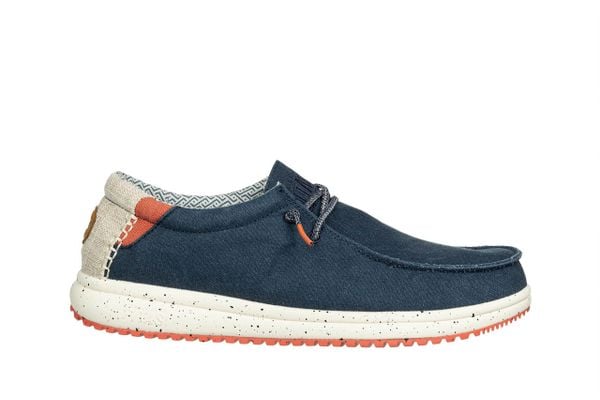 Półbuty Walk In Pitas Nias Marino 003313, Granatowy, Materiał - 44. Niebieskie półbuty męskie Walk In Pitas, na lato, z bawełny, bez zapięcia. W wyprzedaży za 224.10 zł.