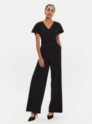 Calvin Klein Kombinezon K20K208335 Czarny Regular Fit. Czarne kombinezony damskie CALVIN KLEIN, bez wzorów, z syntetyku, bez kołnierzyka, bez ramiączek. Za 839.99 zł.