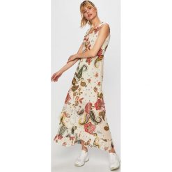 Liu Jo - Sukienka. Sukienki damskie Liu Jo, na co dzień, bez wzorów, z materiału, casualowe, bez kołnierzyka, bez ramiączek, maxi, proste. W wyprzedaży za 579.90 zł.