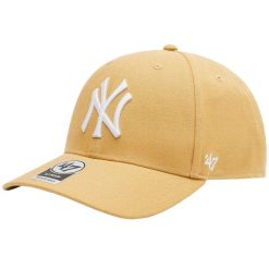 47 Brand New York Yankees MVP Cap, Czapka z daszkiem dla dorosłych. Żółte czapki męskie 47 Brand, bez wzorów, z wełny, sportowe. Za 178.00 zł.