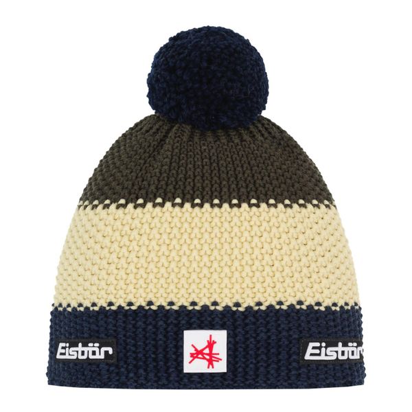 Czapka Eisbar Star Pompon MÜ SA. Żółte czapki męskie Eisbar, bez wzorów, z wełny, retro. Za 205.51 zł.